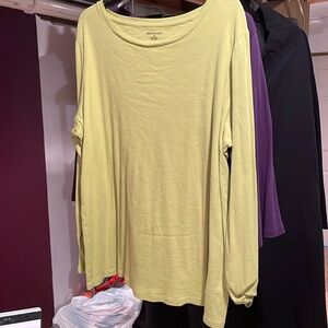 LIME GREEN LONG SLEEVE SHIRT